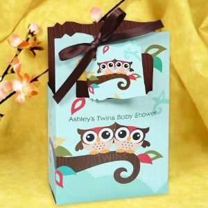 Owl   Look Whooos Having Twins   Classic Personalized Baby Shower 