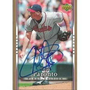 Chad Paronto Signed Atlanta Braves 2007 Upper Deck Card:  