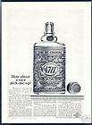 4711 EAU DE COLOGNE Vintage Ad Klonisch Wasser Bottle