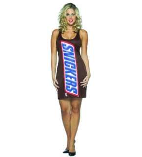 Snickers Candy Bar Wrapper Tank Dress Costume Teen New  