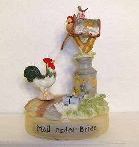   DAVIS Figurine Mail Order Bride with Music Box Collectable!  