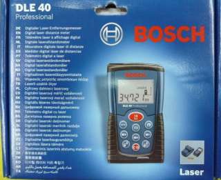 Bosch Laser Rangefinder DLE 40 Professional 40M Metric  