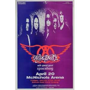  Aerosmith Spacehog Denver Original Concert Poster 1997 