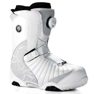   Womens Lotus Boa Coiler Snowboard Boots   White 9