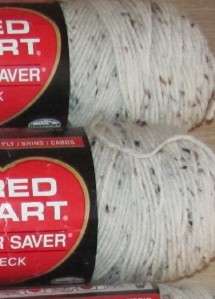   Red Heart Supersaver Fleck Acrylic Blend Yarn #4313 ARAN FLECK  