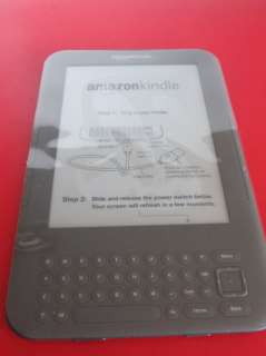  Kindle Keyboard 4GB, Wi Fi + 3G, 6in Graphite BY ONWER**NEW 