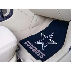  Dallas Cowboys Carpet Car/Truck/Auto Floor Mats: Sports 