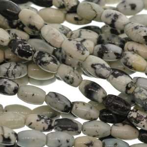White Turquoise Jasper  Melon Plain   6mm Height, 4mm Width, Sold by 