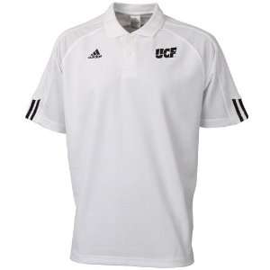  Adidas UCF Knights White Big Game ClimaCool Polo Sports 
