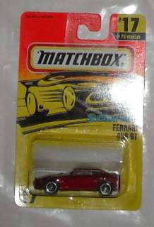 1996 MATCHBOX SuperFast FERRARI 456 GT # 17 MOC oss  