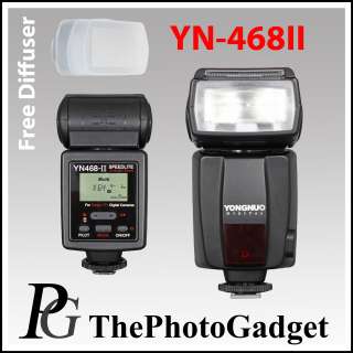 Yongnuo YN 468 II TTL Flash Speedlite for Canon XS XSi XTi T1i T2i T3i 