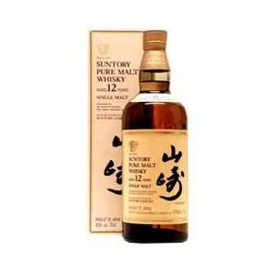  Suntory Japanese Whisky Yamazaki Malt 12 Yr. 86@ 750ML 