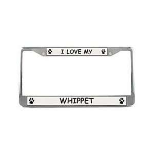  Whippet License Plate Frame: Sports & Outdoors