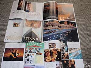 TITANIC Japan PROGRAM Kate Winslett Leonardo DiCaprio  