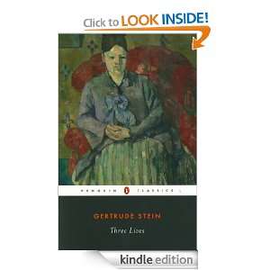 Three Lives (Twentieth Century Classics): Gertrude Stein, Ann Charters 