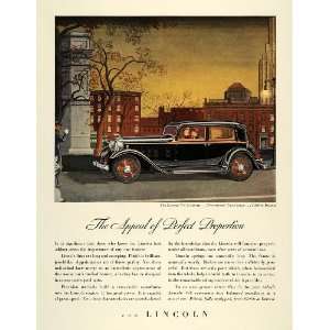   Cylinder Town Sedan Model   Original Print Ad