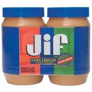 JIF Extra Crunchy Peanut Butter 40 oz: Grocery & Gourmet Food