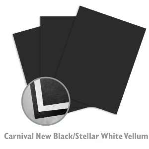  Carnival Vellum Stellar White/New Black Paper   250/Carton 