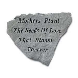  Mothers Plant The Seeds Of Love Garden Stone: Patio, Lawn 