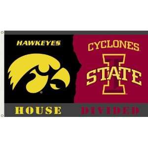     Iowa State 3 by 5 Foot Flag with Grommets   Rivalry House Divided