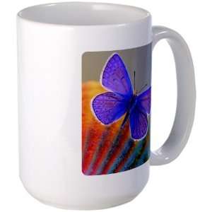    Large Mug Coffee Drink Cup Xerces Purple Butterfly 