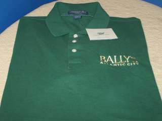 BALLYS CASINO Atlantic City GOLF Polo Shirt XL New NWT  