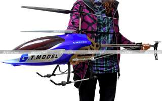 53 QS8006 GYRO 3.5 Channel 3.5CH Metal RC Helicopter GT Model+Spare 