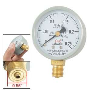 Amico 0.25 MPa Round Dial Threaded Pressure Gauge 