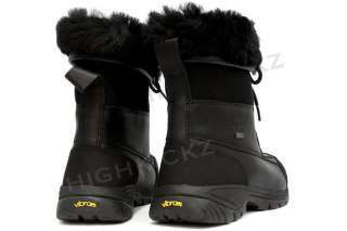 UGG Australia Butte 5521 BLK Black New Mens Winter Fur Boots Shoes 