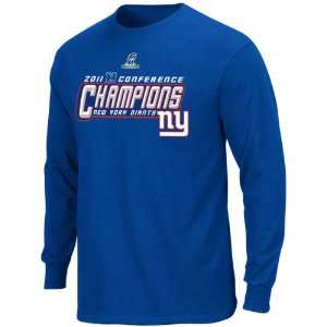  New York Giants Blue 2011 NFC Conference Champions 