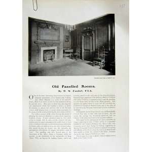   1906 Art Journal Panelled Rooms Clifford Waltham Abbey: Home & Kitchen