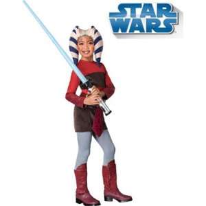  Star Wars Ahsoka Tano Jedi Padawan Childs Costume 4 6 