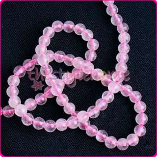 5mm Rose Quartz Round Gemstone Loose Beads Strand 15.5  