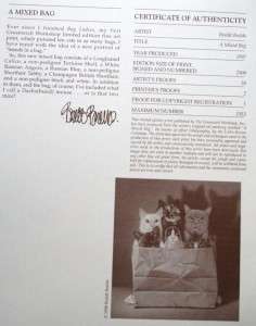 BRALDT BRALDS Ltd Ed Cat Print #618 A MIXED BAG  