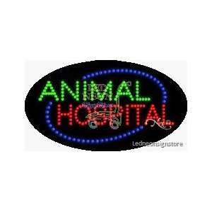 Animal Hospital LED Sign 15 inch tall x 27 inch wide x 3.5 inch deep 
