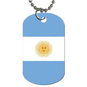 Argentina Flag Dog Tag