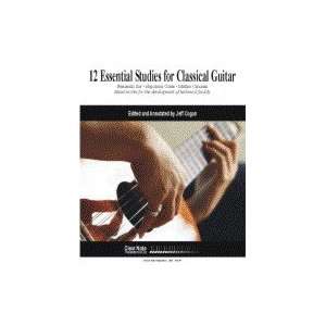  Essential Studies for Classical Guitar Jeff Cogan Books
