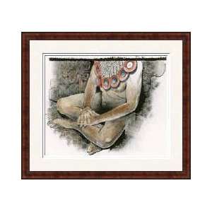 Human Sacrifice Interred Laden With Jewelry Framed Giclee Print
