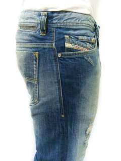 NWT DIESEL Mens DNA Vintage Straight Jeans SAFADO 8QL  