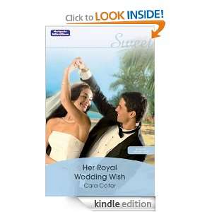   Royal Wedding Wish (Sweet S.) Cara Colter  Kindle Store