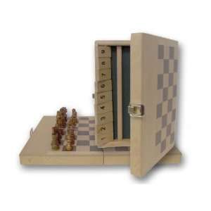  11 inch Chess and 9 Number Shut The Box Toys & Games