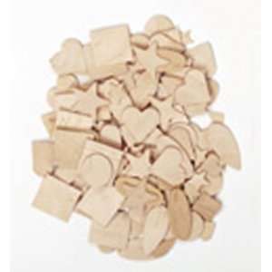  8 Pack CHENILLE KRAFT COMPANY WOODEN SHAPES 350 PIECES 