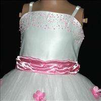 Pinks Marriage Party Bridesmaid Flower Girls Dress 5 6T  