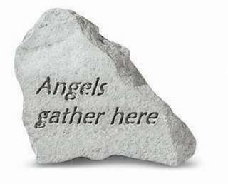 Angels Gather Here   Memorial Stone   Free Shipping