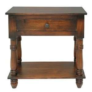  Classic Home Roman Collection 1 Drawer End Table 