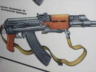 AK47 Soviet Rifle Poster Mosin Nagant 7.62x39 ak74 sks  