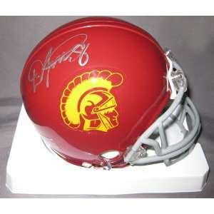  Dwayne Jarrett Autographed USC Trojans Mini Helmet Sports 