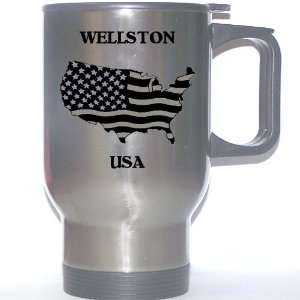  US Flag   Wellston, Ohio (OH) Stainless Steel Mug 