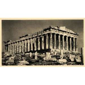  1943 Athens Akropolis Parthenon Athena Greece Goddess 