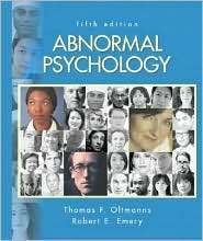 Abnormal Psychology, (0131875213), Thomas F. Oltmanns, Textbooks 